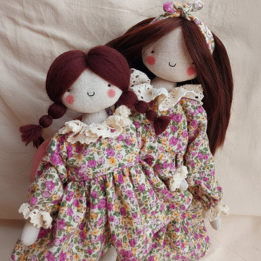 Mother & Daughter Doll Set