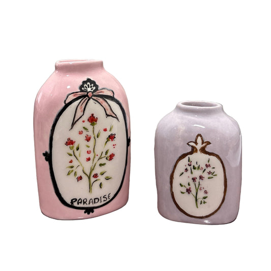 handmade porcelain vase 7 - 9 cm