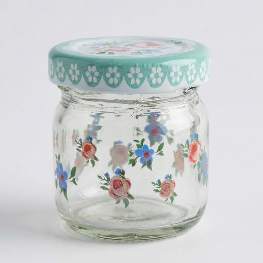 Mini floral jar