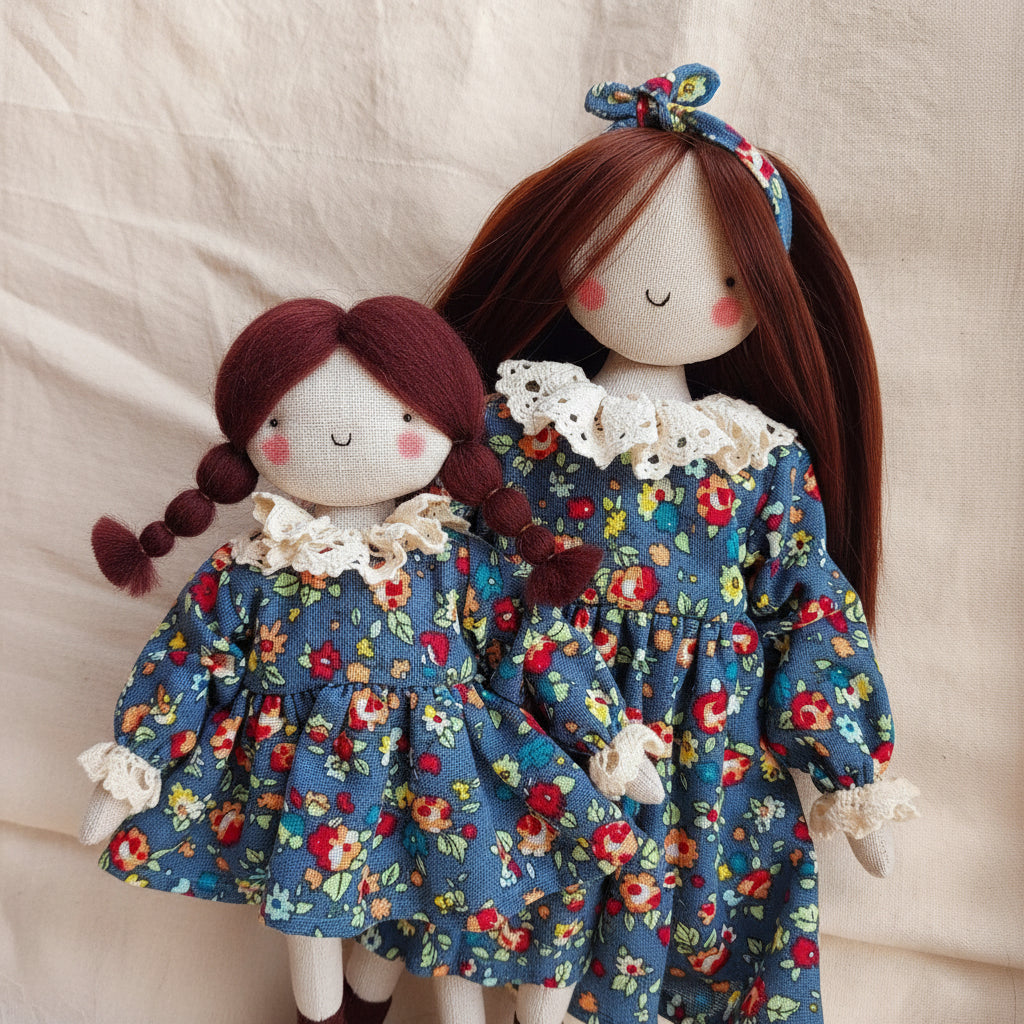 Mother & Daughter Doll Set