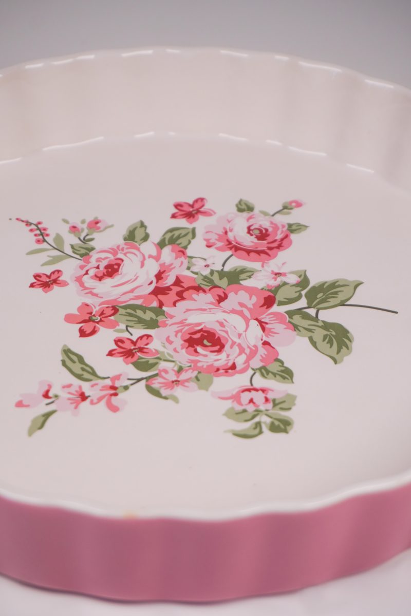 Pastel pink pie dish Bella 26,5 cm Isabelle Rose