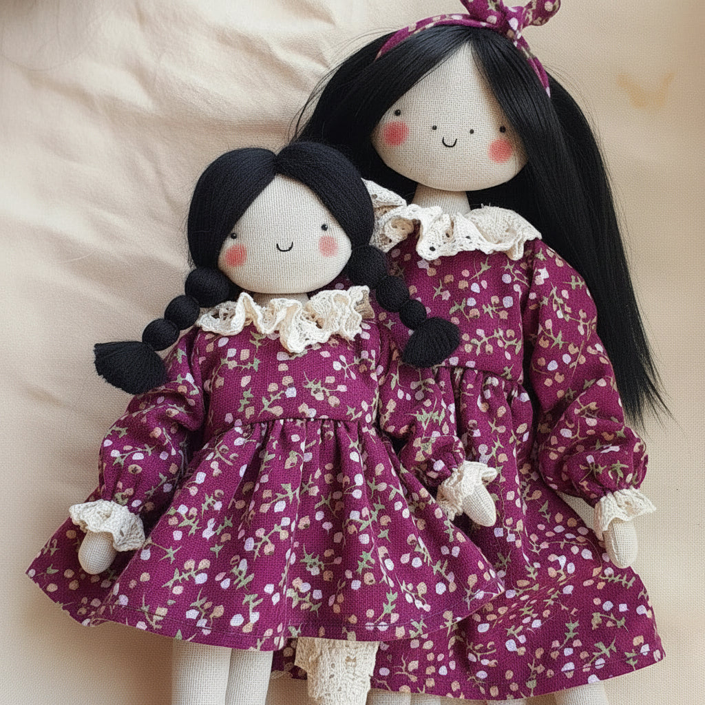 Mother & Daughter Doll Set