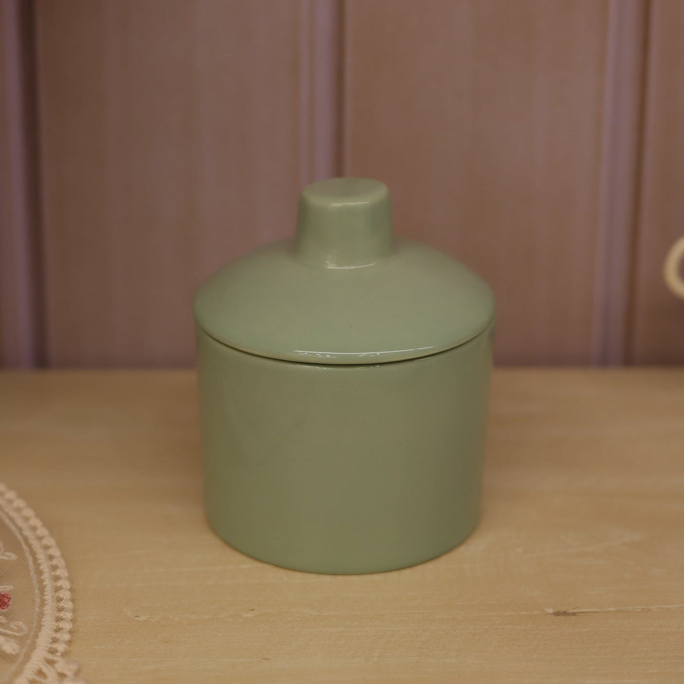 Hand Painted Ceramic sugar pot