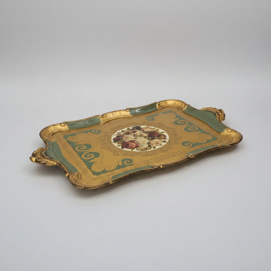 Wooden Tray Green
