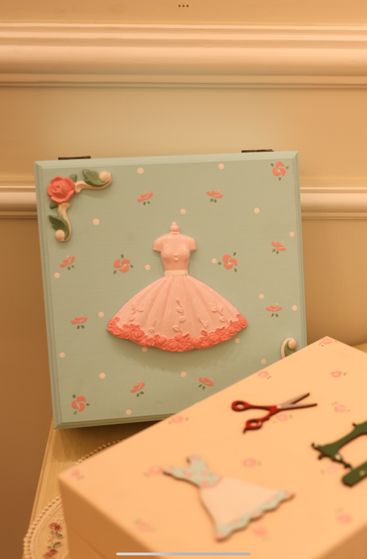 Hand Painted Wooden Box