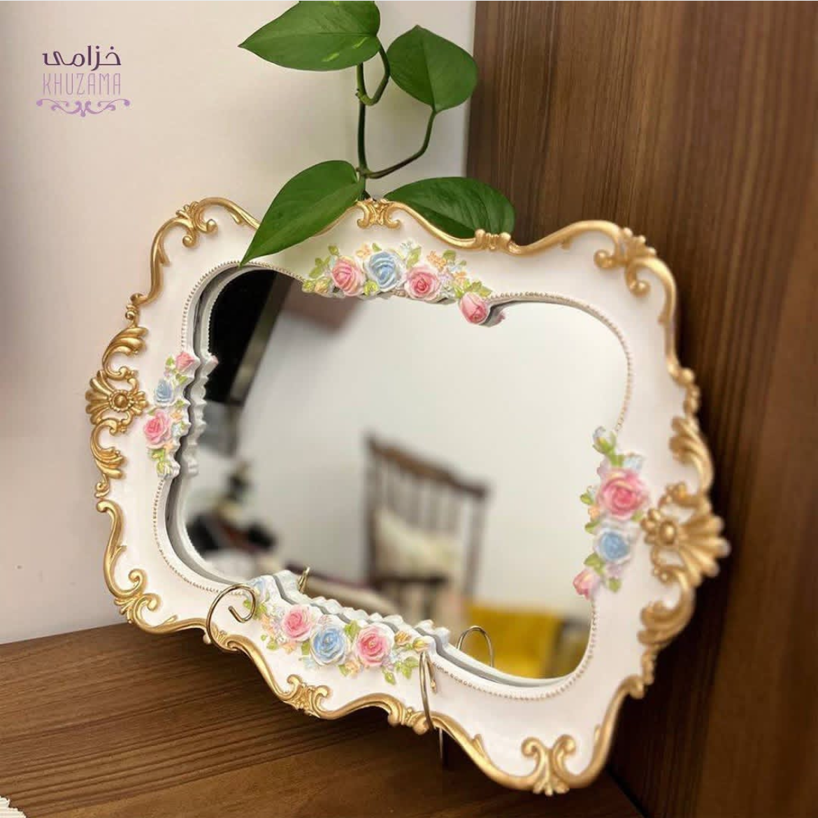 resin tray with mirror 28*40 cm