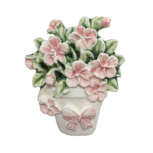 Floral Magnet flowers vase 7 cm