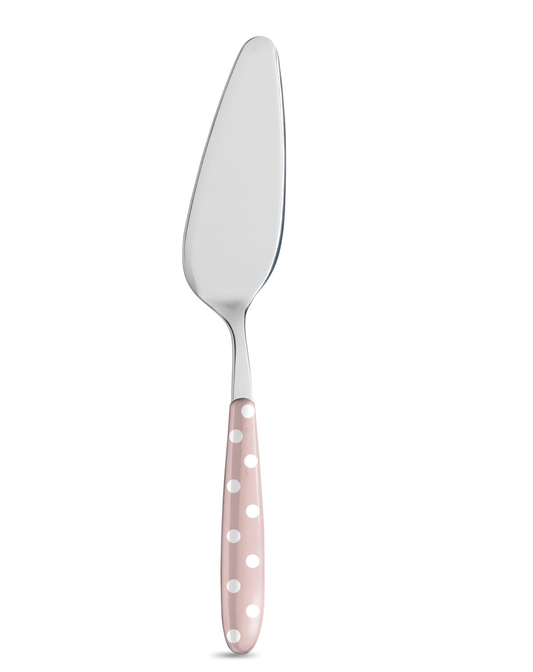 Cake server pink with dots 25 cm Isabelle Rose