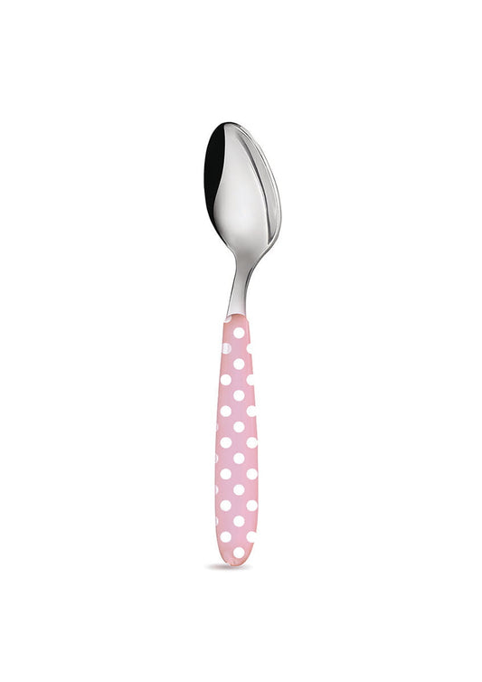 Small spoon pastel pink with dots 14 cm Isabelle Rose