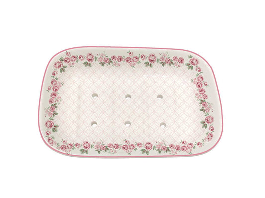 Porcelain soap holder Lucy Isabelle Rose