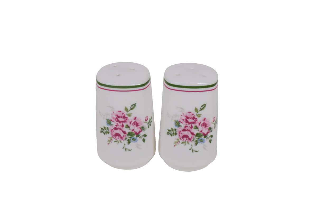 Porcelain salt and pepper holders Lisa