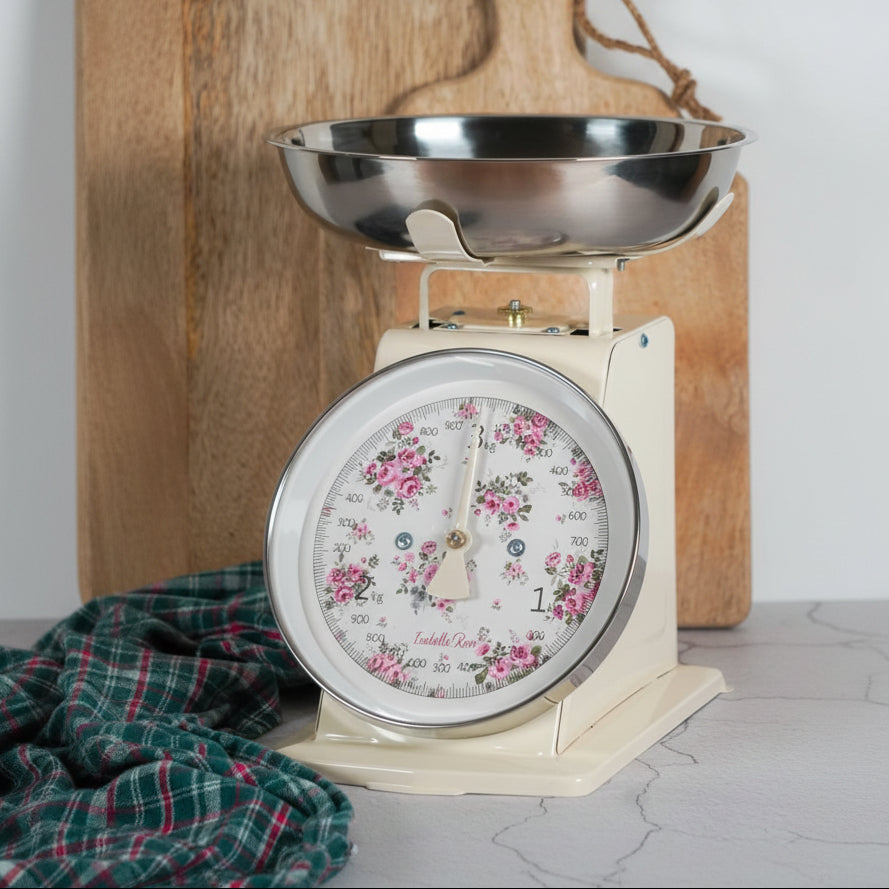 Retro kitchen scale Lisa beige 3 kg Isabelle Rose