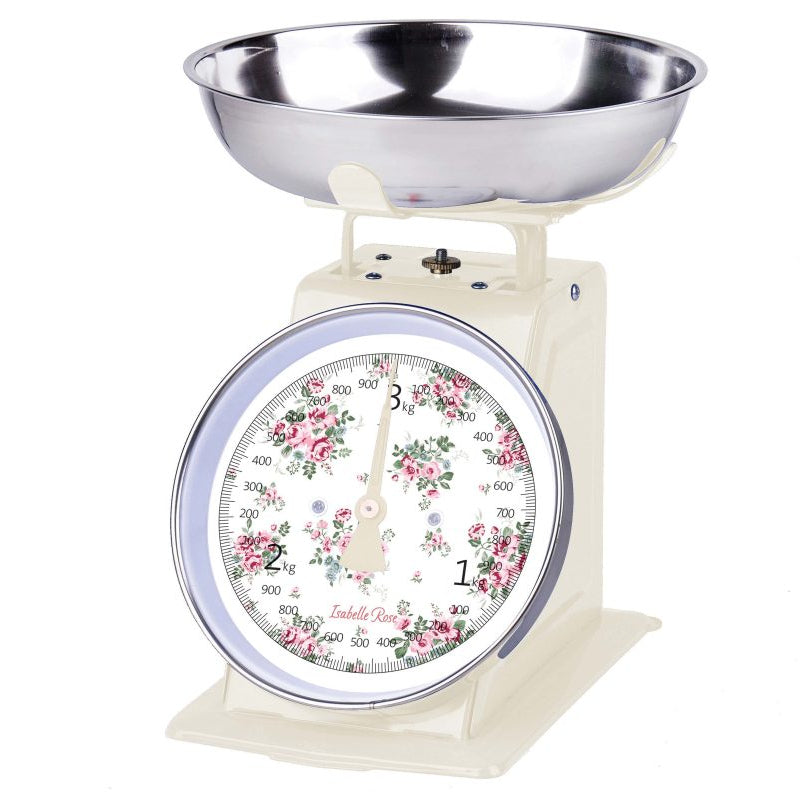 Retro kitchen scale Lisa beige 3 kg Isabelle Rose