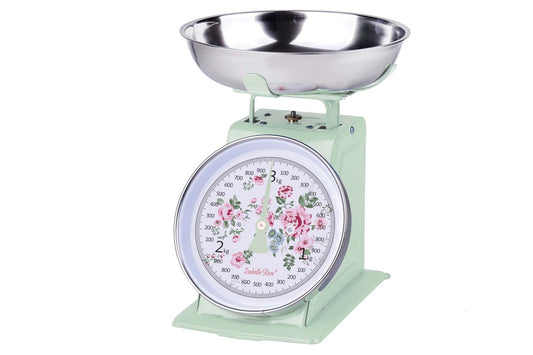 Retro kitchen scale Lisa light green 3 kg Isabelle Rose