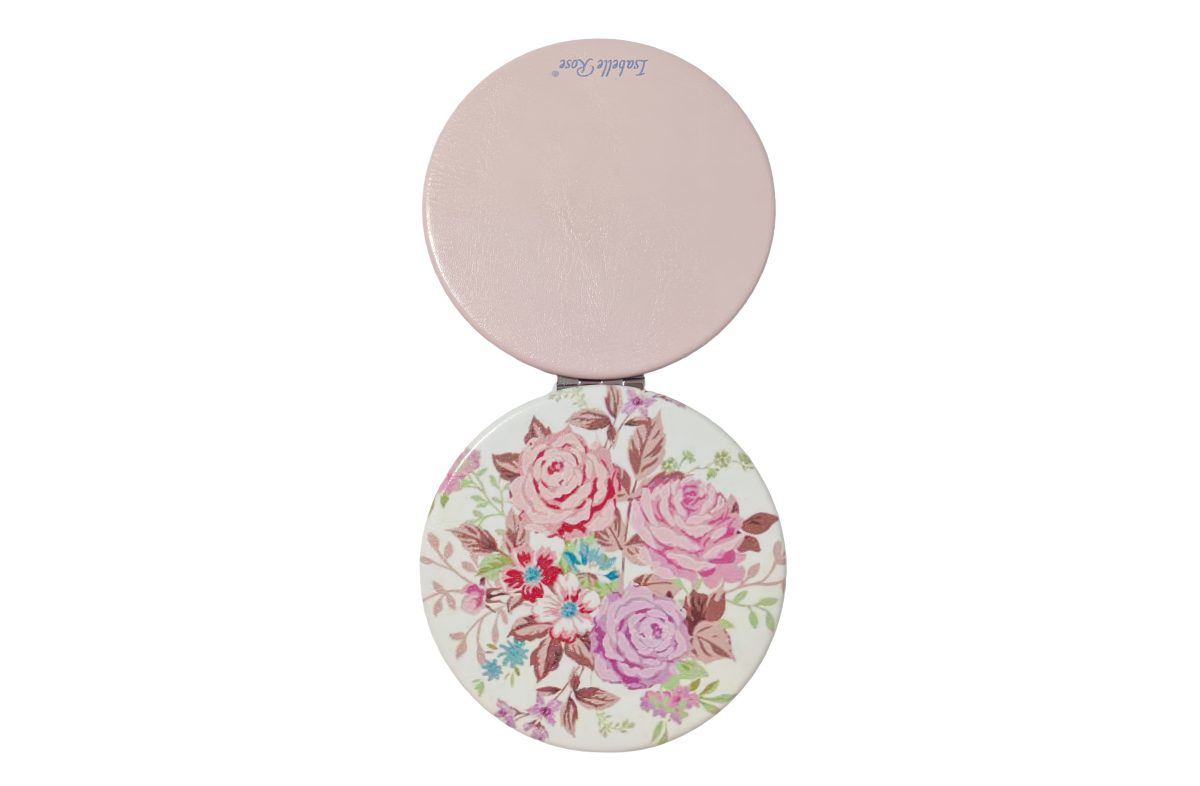 Pocket mirror Flora 8 cm Isabelle Rose