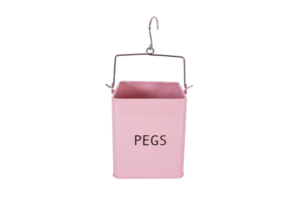 Pink pegs box 13,5×13,5×15,5 cm Isabelle Rose