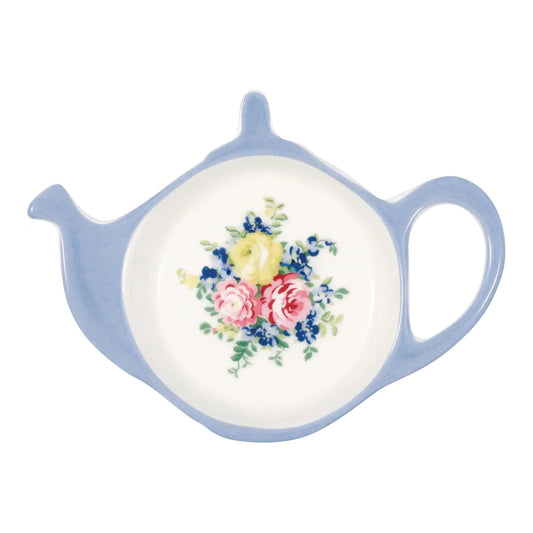 GreenGate Teabag Holder Laura Dusty Blue