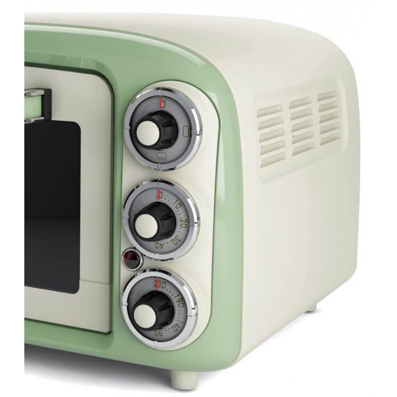 GREEN VINTAGE ELECTRIC OVEN 18 LITERS
