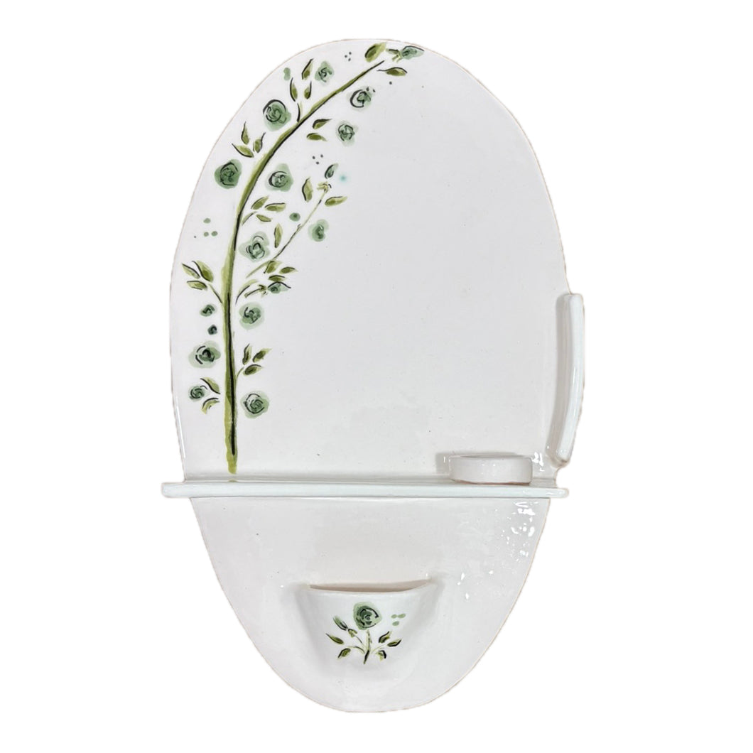 wall ceramic candle holder