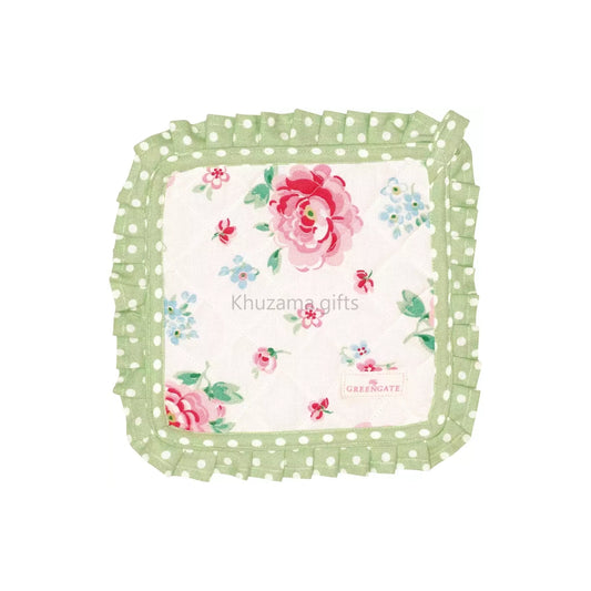 GreenGate Pot Holders Meryl Mega White Set of 2