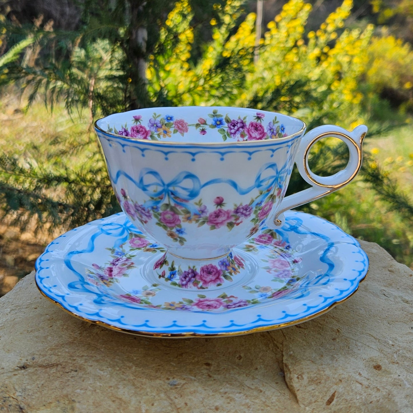 Cup with saucer