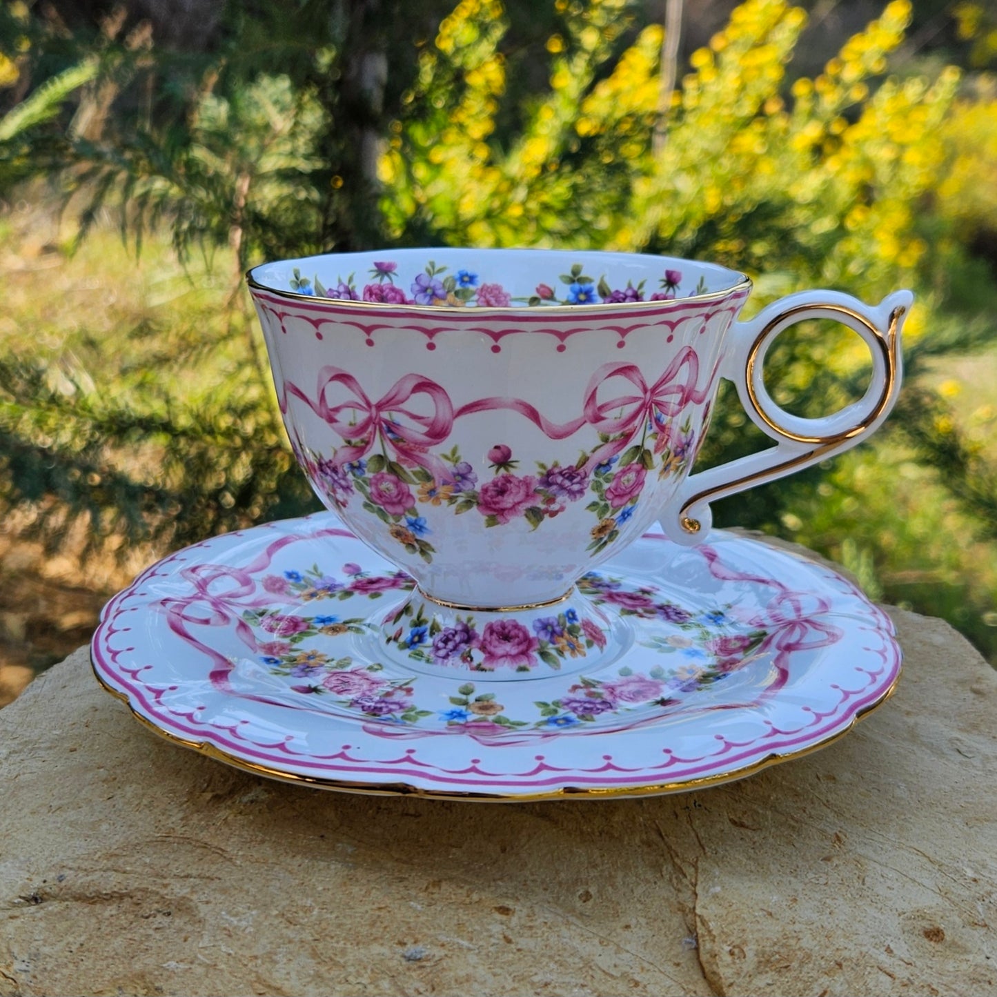 Cup with saucer